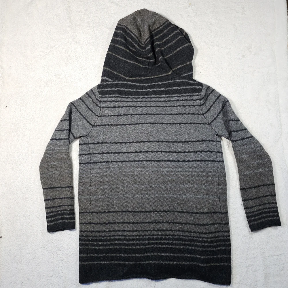 Vince Sophie Striped Cardigan Cashmere Wool Yak Alpaca Size S - Picture 7 of 13